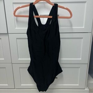 Black One-Piece Swimsuit